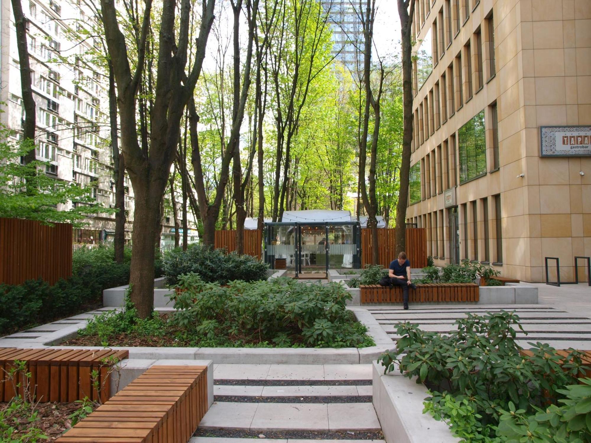 Apartament Rondo Onz Varsovia Exterior foto